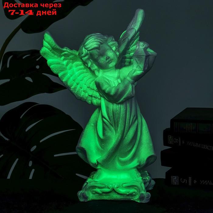 Светящаяся фигура "Ангел с фонарем" 23х14х38см