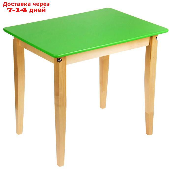 Стол детский №3, высота 520, цвет зелёный - фото 1 - id-p209288730