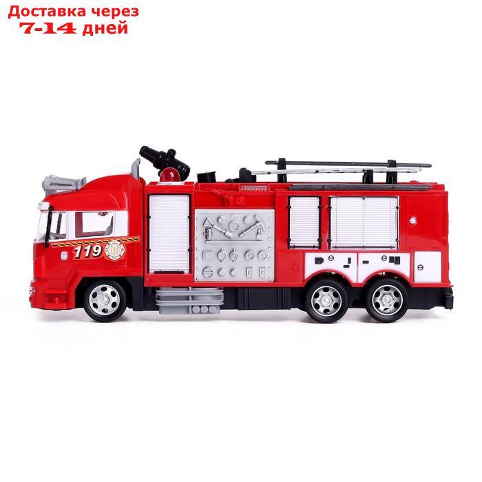 Машина радиоуправляемая "Пожарная охрана", стреляет водой, световые эффекты, работает от аккумулятора - фото 3 - id-p209288751