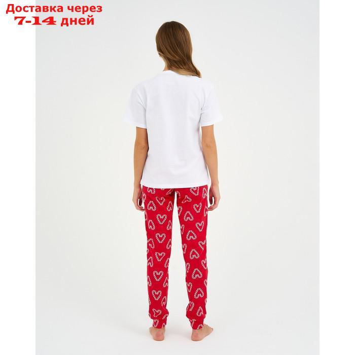 Пижама женская (футболка и брюки) KAFTAN "Love" р.52-54 - фото 7 - id-p209295224