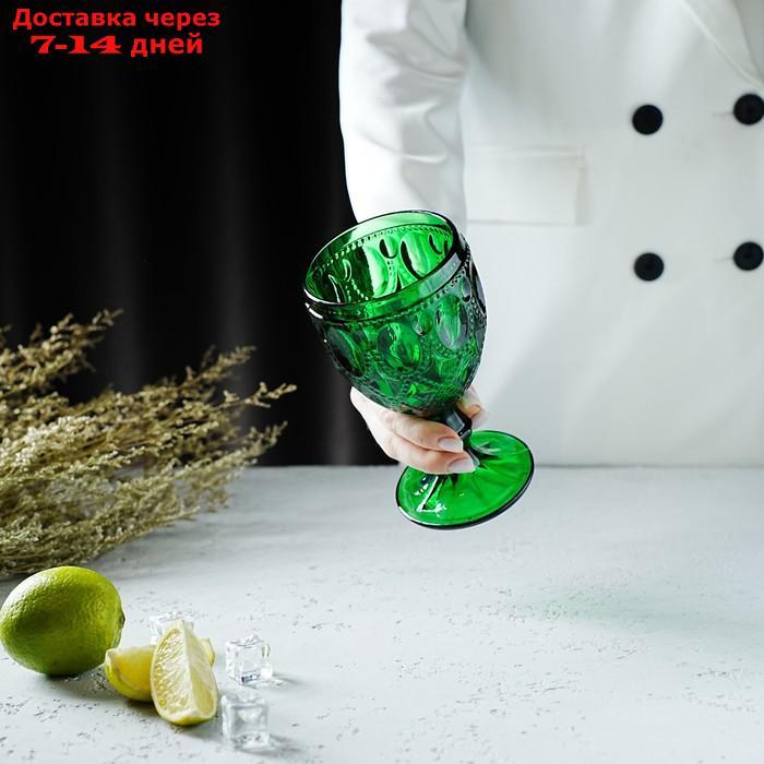 Бокал Magistro "Варьете", 320 мл, цвет зелёный - фото 9 - id-p209298189