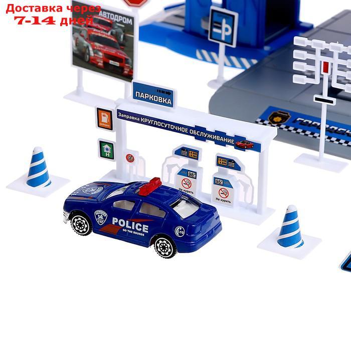 Парковка "Полицейский участок" с 2 металлическими машинами - фото 10 - id-p209297216