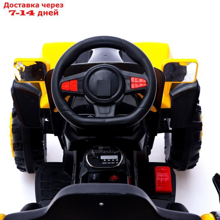 Электромобиль "Квадроцикл", радиоуправление, 2 мотора, цвет желтый - фото 5 - id-p209296242