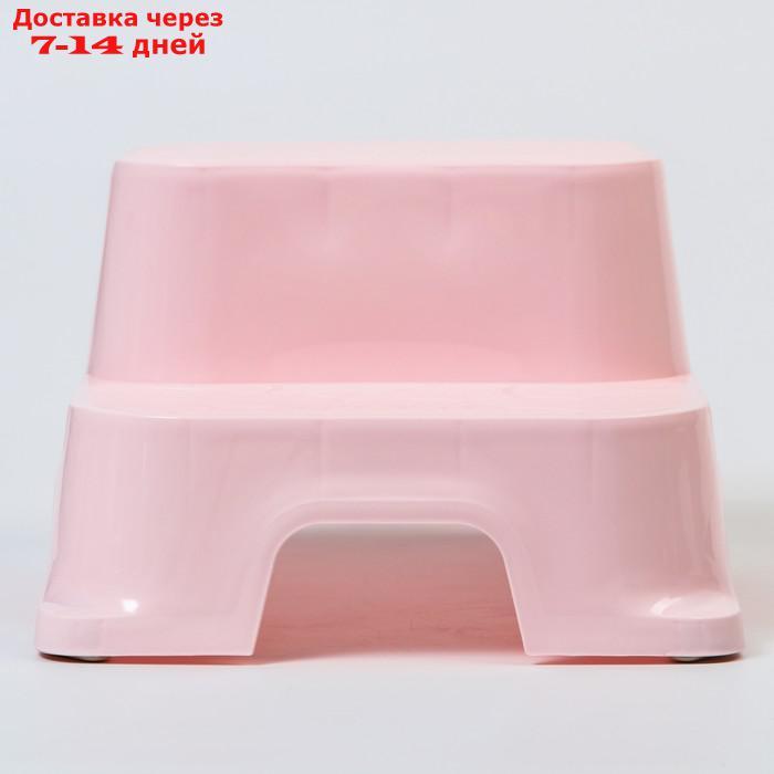 Табурет-подставка детский "Little Angel" 340х310х205 мм., цвет светло-розовый - фото 2 - id-p209295301