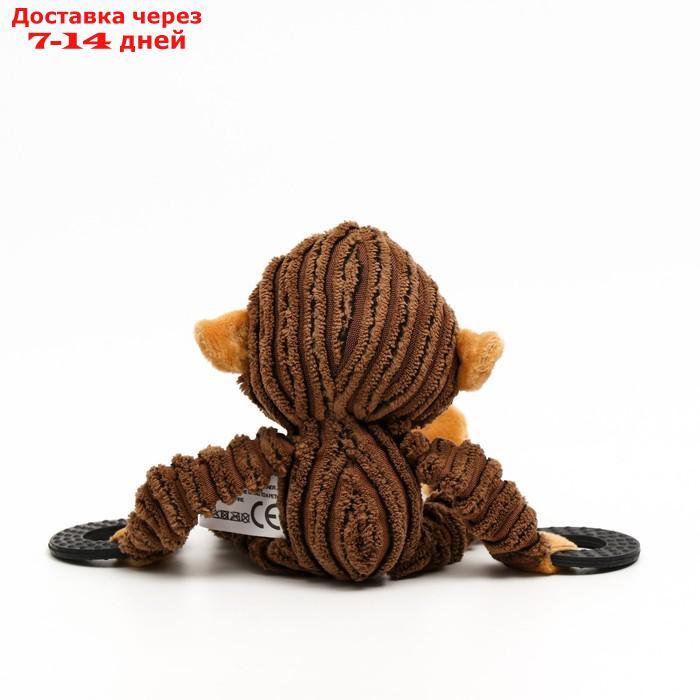 Игрушка текстильная с резиновыми кольцам "Обезьяна", 26 х 10 см - фото 4 - id-p209302232