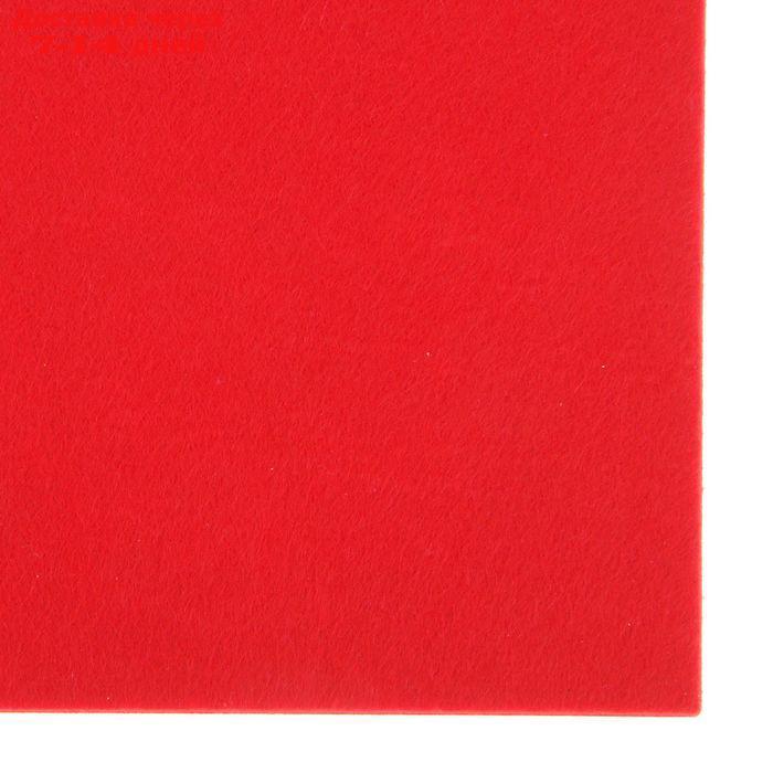 Фетр клеевой "Красный" 1 мм (набор 10 листов) формат А4 - фото 2 - id-p209303220