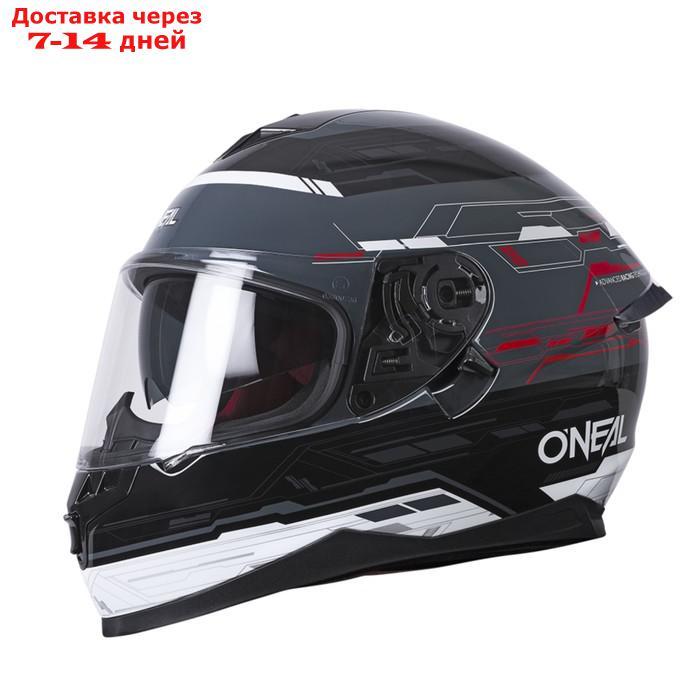 Шлем интеграл O'NEAL Challenger Matrix, глянец, красный/черный, XL - фото 1 - id-p209303249