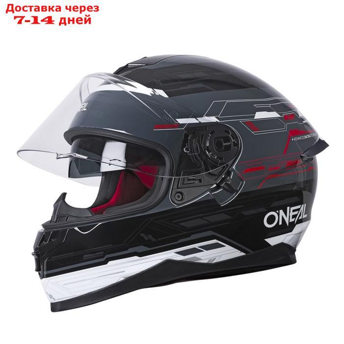 Шлем интеграл O'NEAL Challenger Matrix, глянец, красный/черный, XL - фото 3 - id-p209303249