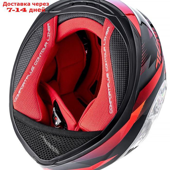 Шлем интеграл O'NEAL Challenger Matrix, глянец, красный/черный, XL - фото 4 - id-p209303249