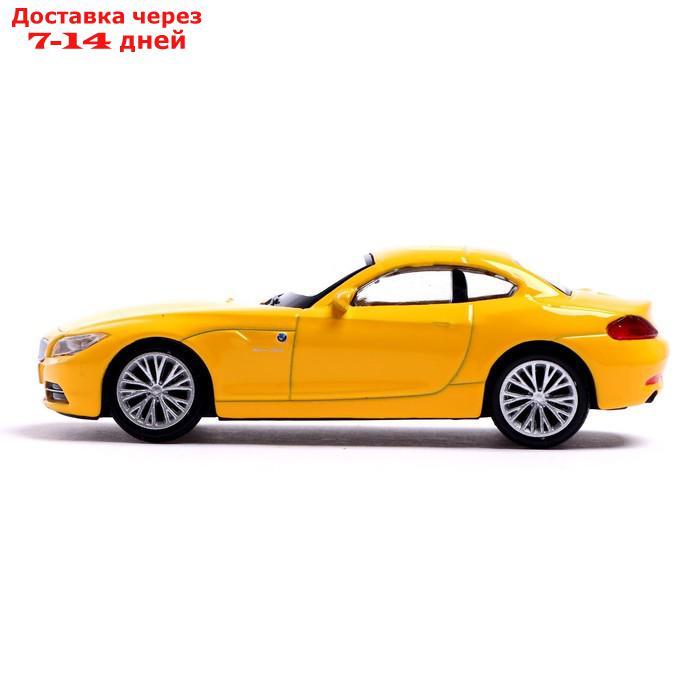 Машина металлическая BMW Z4, 1:43, цвет жёлтый - фото 2 - id-p209302287