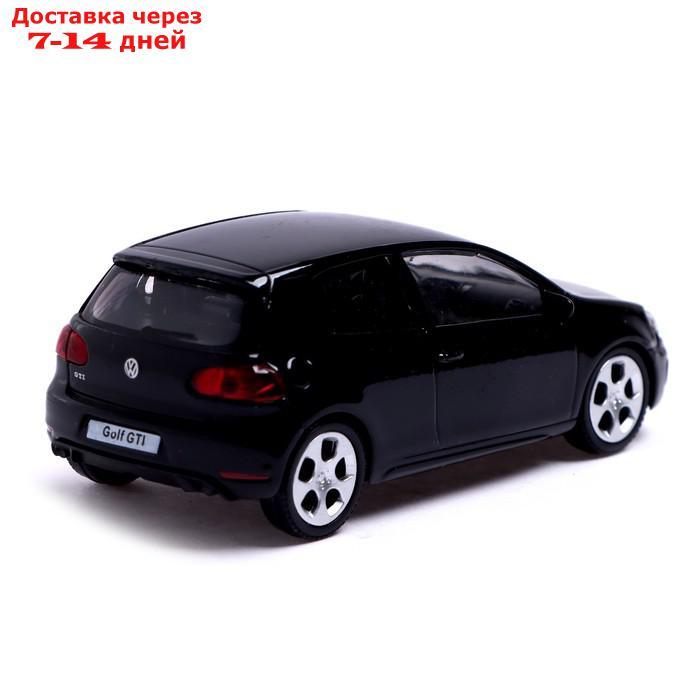 Машина металлическая VOLKSWAGEN GOLF GTI, 1:43, цвет чёрный - фото 3 - id-p209302288