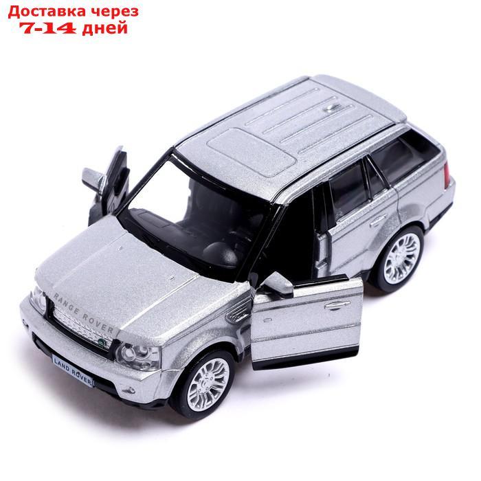 Машина металлическая LAND ROVER RANGE ROVER SPORT,1:32, открываются двери, инерция, цвет серый - фото 3 - id-p209302296