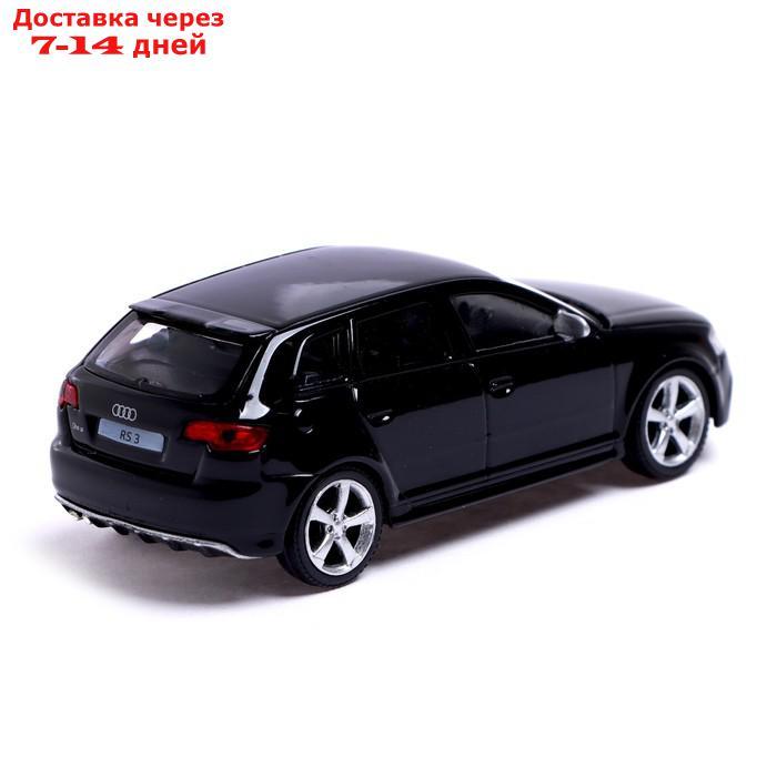 Машина металлическая AUDI RS3 SPORTBACK, 1:43, цвет чёрный - фото 3 - id-p209302299