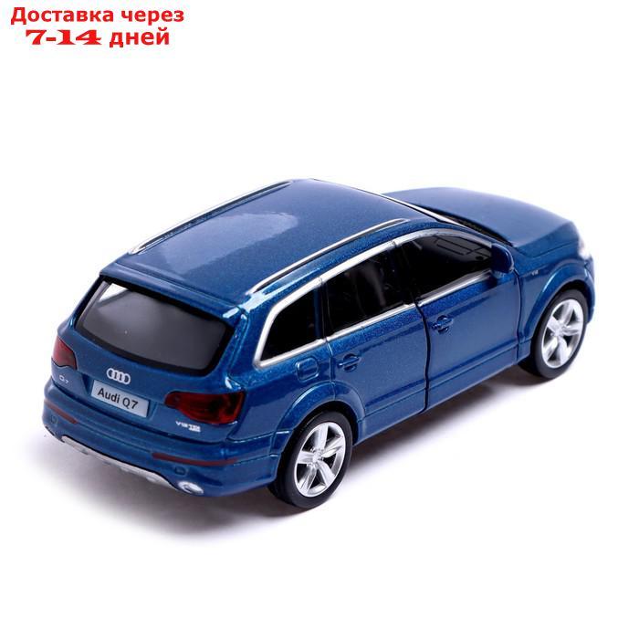 Машина металлическая AUDI Q7 V12, 1:32, открываются двери, инерция, цвет синий - фото 4 - id-p209302300