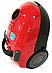 Пылесос для дома обычный с мешком и шнуром горизонтальный VESTA V9B1600 Красный, фото 3