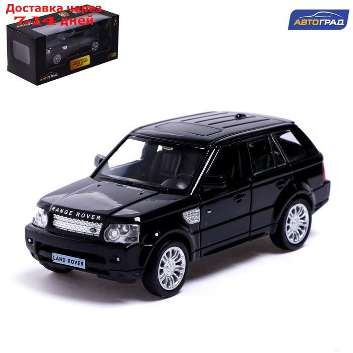 Машина металлическая LAND ROVER RANGE ROVER SPORT,1:32, открываются двери, инерция, цвет чёрный - фото 1 - id-p209302316