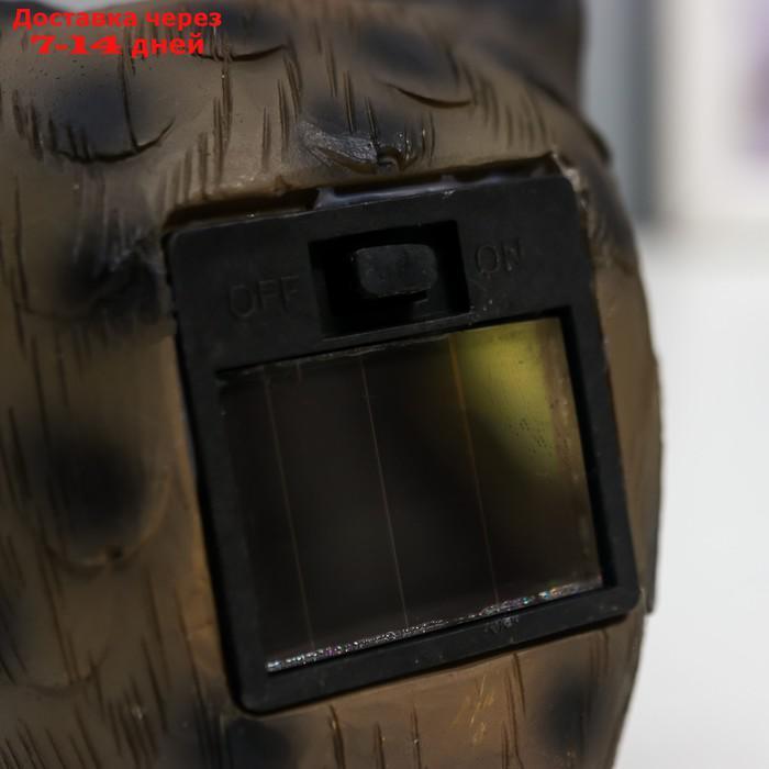 Сувенир полистоун свет "Филин-малыш - привет" от солнечной батареи 7,5х7х9,5 см - фото 6 - id-p209306286