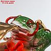 Нэцке керамика "Две жабы на ветке сакуры" 8х6,5х16 см, фото 5