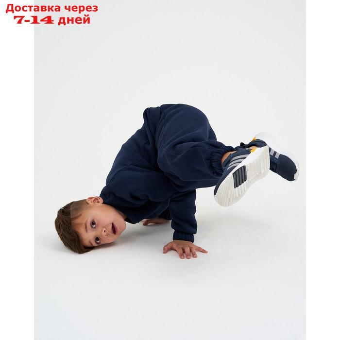 Костюм детский (джемпер, брюки) KAFTAN "Basic line" р.32 (110-116), синий - фото 6 - id-p209299392