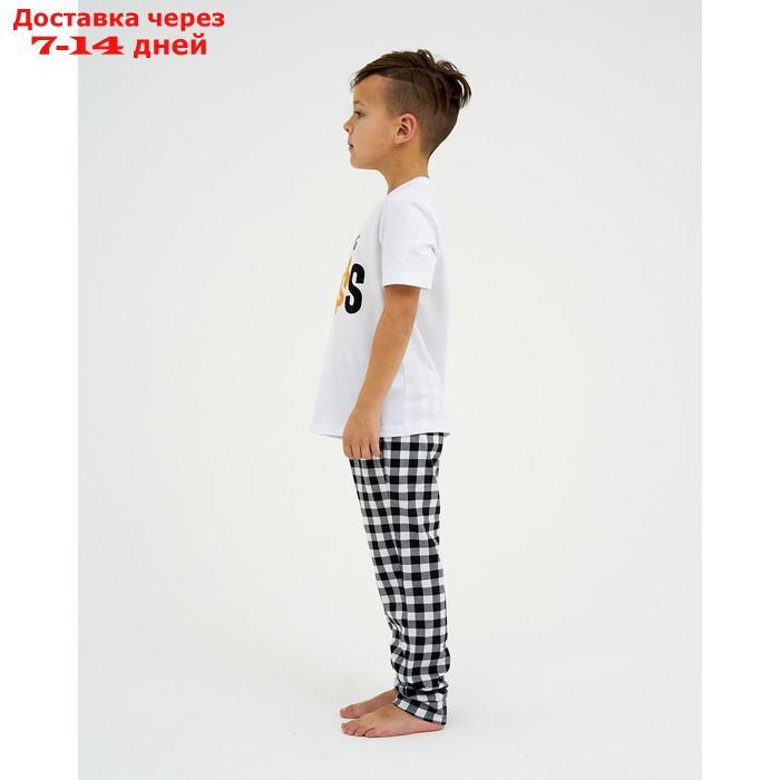 Пижама детская (футболка, брюки) KAFTAN "Boss" р.30 (98-104) - фото 3 - id-p209298444