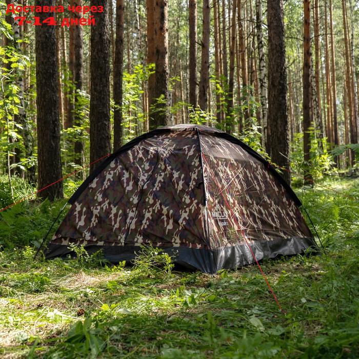 Палатка туристическая MILITARY 2, размер 205 х 150 х 105 см, 2-местная, однослойная - фото 8 - id-p209289397