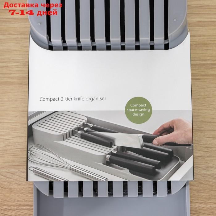 Подставка для ножей и столовых приборов Harm, цвет серый - фото 6 - id-p209297450
