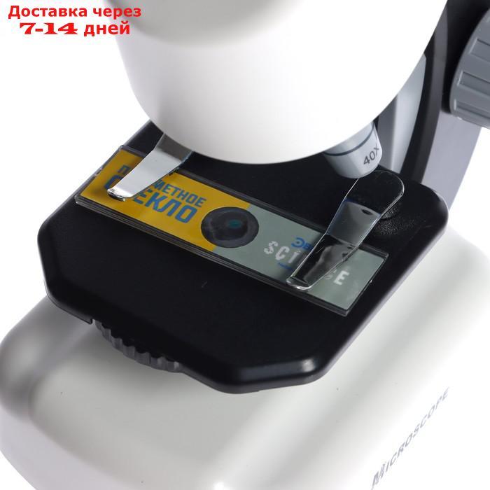 Игровой набор "Лабораторный микроскоп", с цветными фильтрами, увеличение X40, 100, 400 - фото 2 - id-p209303385