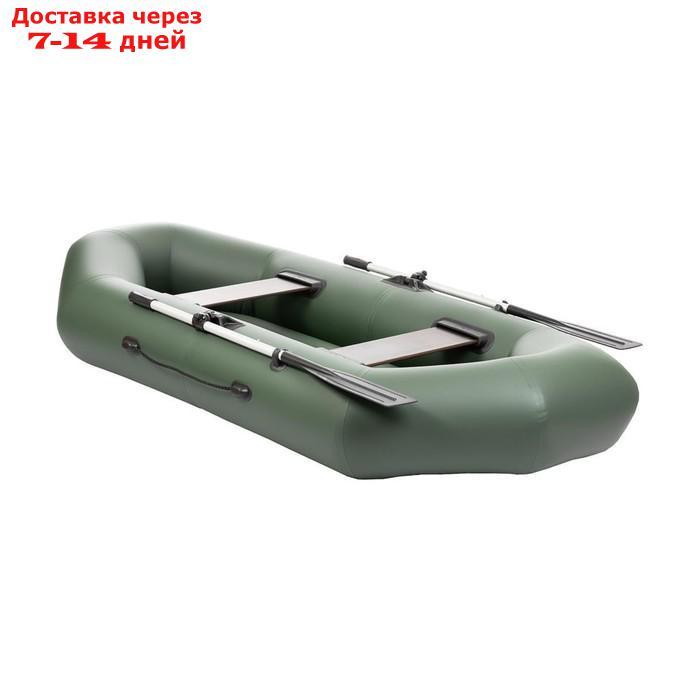 Лодка "Бриз А260", надувное дно, цвет зелёный - фото 2 - id-p209292253