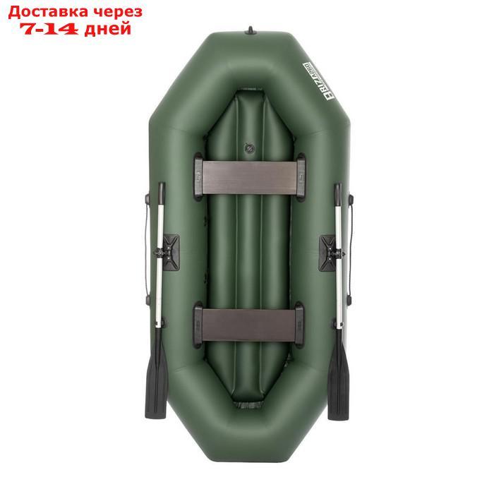 Лодка "Бриз А260", надувное дно, цвет зелёный - фото 3 - id-p209292253