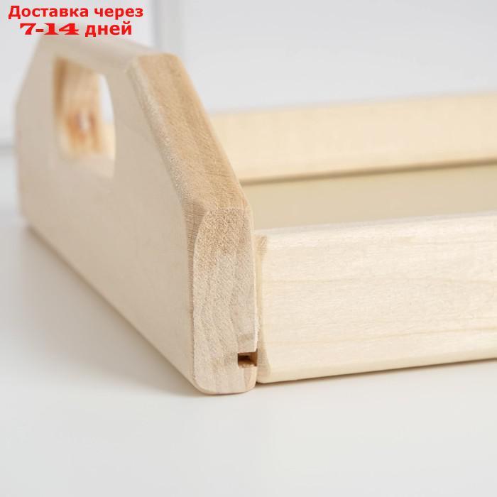 Поднос деревянный "Дачный", МАССИВ, 25×45×6,5 см - фото 6 - id-p209292288