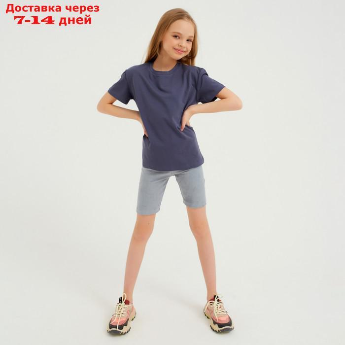 Велосипедки детские MINAKU: Casual Collection KIDS, цвет серый, рост 116 - фото 2 - id-p209304445