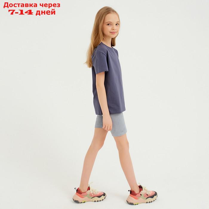 Велосипедки детские MINAKU: Casual Collection KIDS, цвет серый, рост 116 - фото 3 - id-p209304445