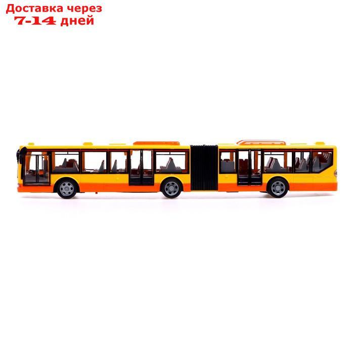 Автобус радиоуправляемый "Городской",работает от аккумулятора, цвет желтый - фото 2 - id-p209303448