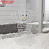 Фигура светодиодная "Радостный снеговик" 90х65 см, 100 LED, 31V, БЕЛЫЙ, фото 2