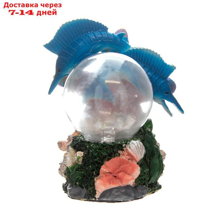 Плазменный шар "Рыбки" 17,5х14х19 см - фото 8 - id-p209294577