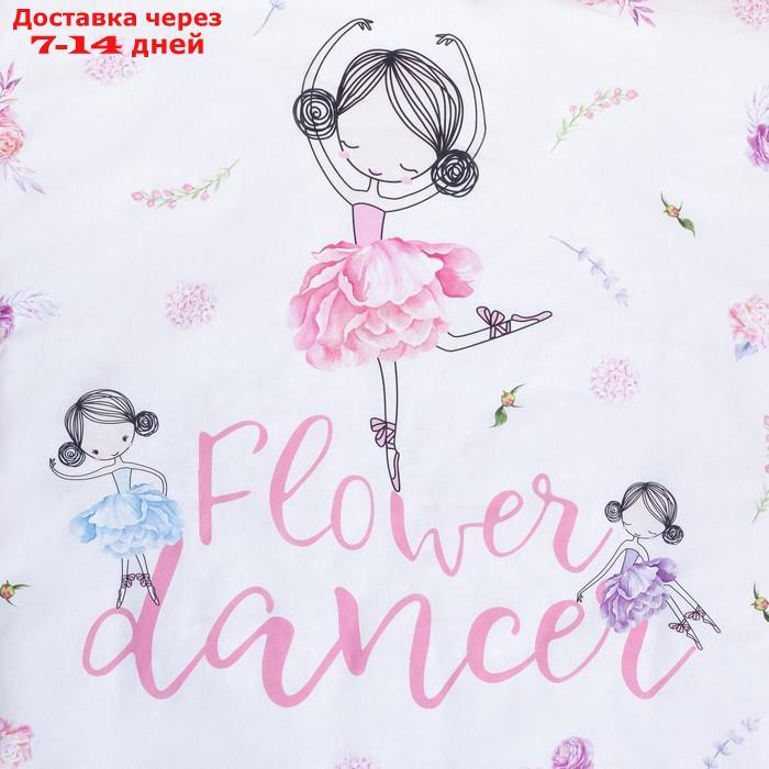 Постельное бельё "Крошка Я" Flower dance 112*147 см, 60*120+20 см, 40*60 см, 100% хлопок - фото 4 - id-p209300522