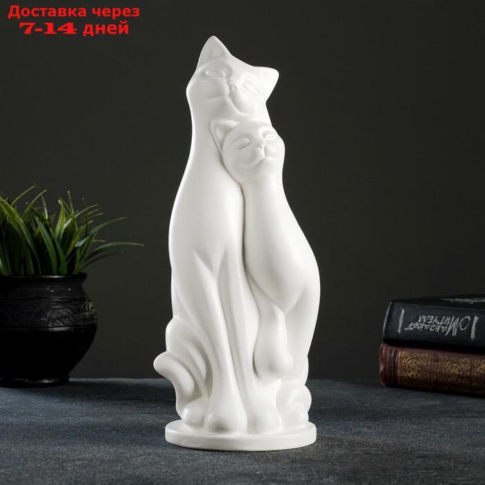 Статуэтка "Пара кошек" белая 27см - фото 1 - id-p209294611