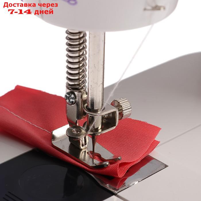 Швейная машинка LuazON LSH-03, 6 Вт, полуавтомат, 2 скорости, 4xАА или 220 В, белая - фото 7 - id-p209295608