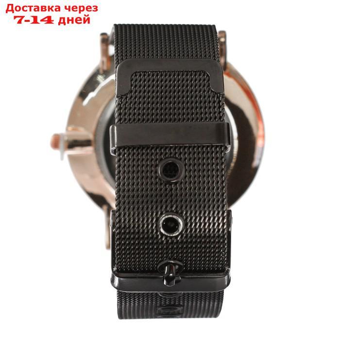 Часы наручные женские "Ливато", d=3.7 см, черные - фото 3 - id-p209305541