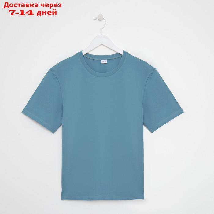 Футболка мужская MINAKU: Basic line MAN цвет голубой, р-р 50 - фото 6 - id-p209300591