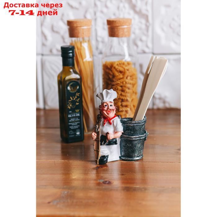 Подставка для кухонных принадлежностей "Повар с бочкой", цвет МИКС - фото 7 - id-p209298619