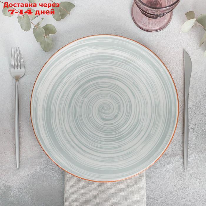 Тарелка обеденная "Искушение", d=26,5 см, цвет серый - фото 2 - id-p209298636