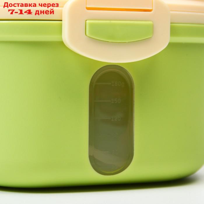 Контейнер для хранения детского питания "Корона", 240 гр., цвет зеленый - фото 6 - id-p209295677