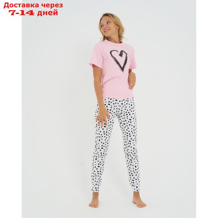 Пижама женская KAFTAN "Heart" р. 52-54 - фото 4 - id-p209300631