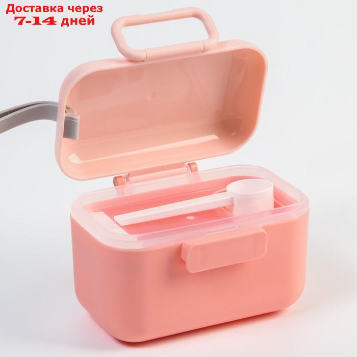 Контейнер для хранения детского питания, 400 мл., цвет розовый - фото 3 - id-p209298708