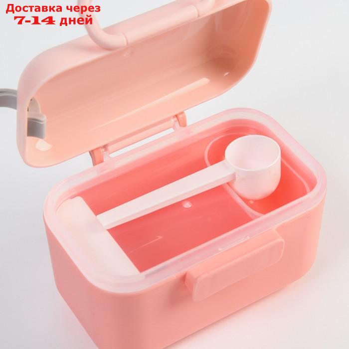 Контейнер для хранения детского питания, 400 мл., цвет розовый - фото 4 - id-p209298708