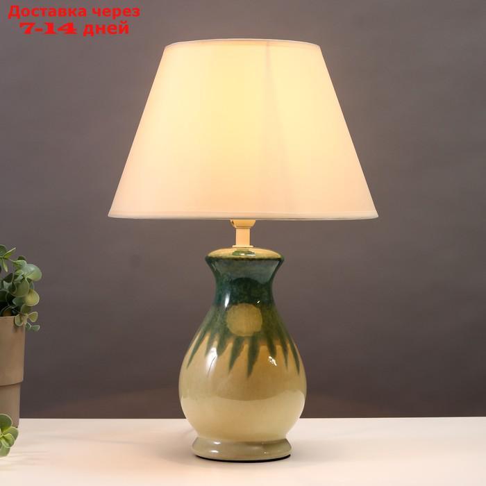 Настольная лампа 16800/1GN E14 40Вт бело-зеленый 25x25x37 см - фото 2 - id-p209295763