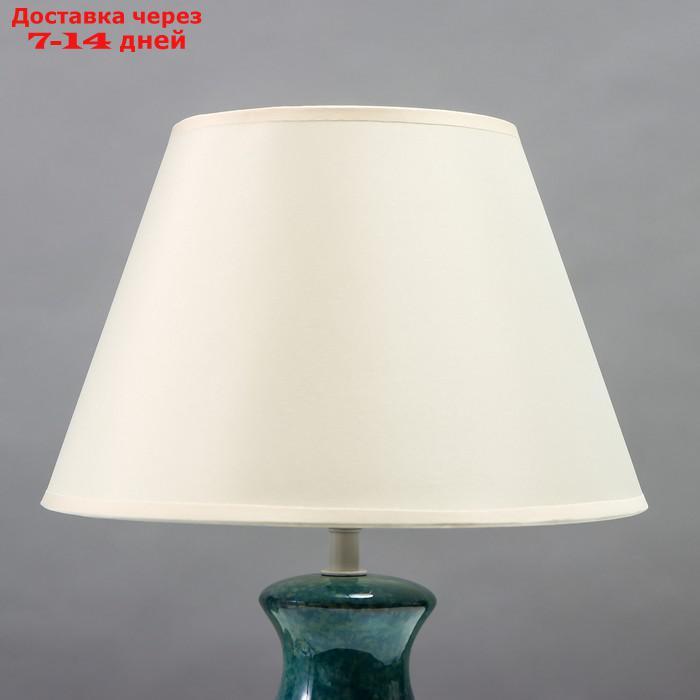 Настольная лампа 16800/1GN E14 40Вт бело-зеленый 25x25x37 см - фото 4 - id-p209295763