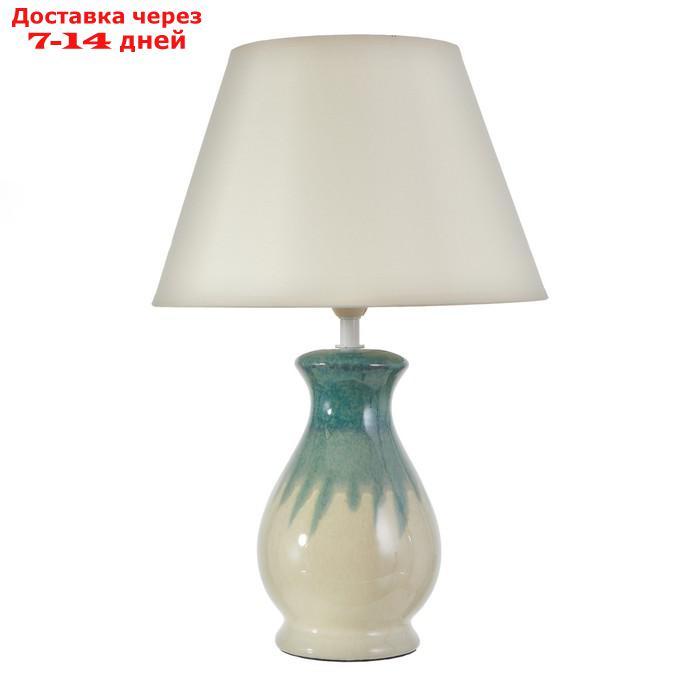 Настольная лампа 16800/1GN E14 40Вт бело-зеленый 25x25x37 см - фото 7 - id-p209295763