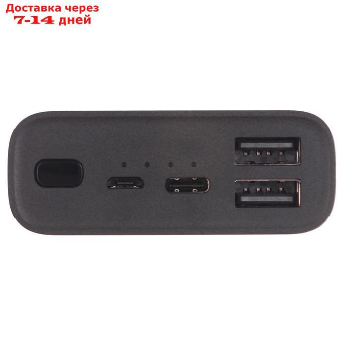 Внешний аккумулятор Xiaomi Mi Power Bank 3 Ultra compact (BHR4412GL), 10000мАч, черный - фото 4 - id-p209299773